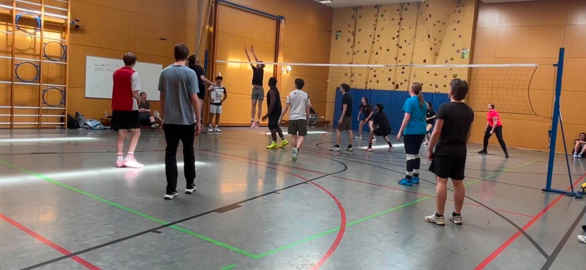 Volleyball action at Blackout VC